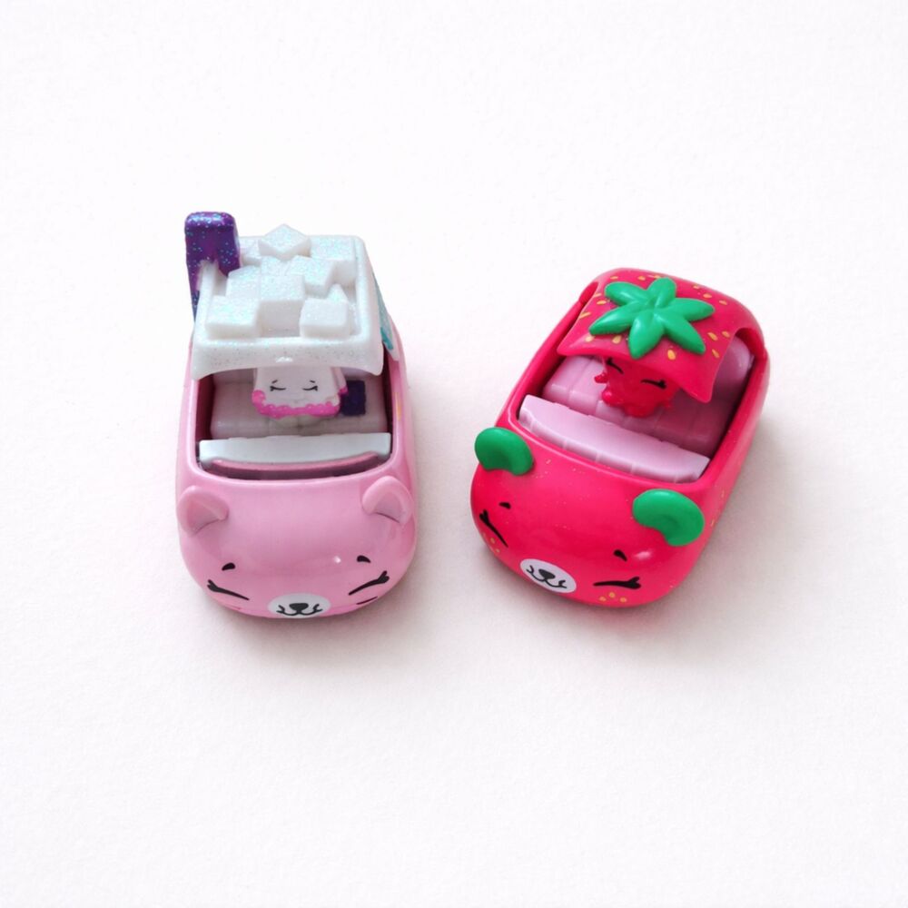 Shopkins Cutie Cars Lot of 2 | Strawberry Dash & Sugar (season 2)